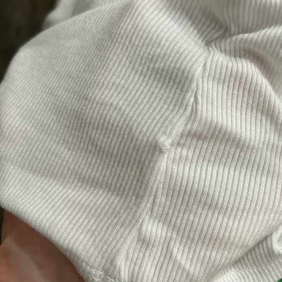 Enza Costa silk blend essential tank top in white - Picture 7 of 8